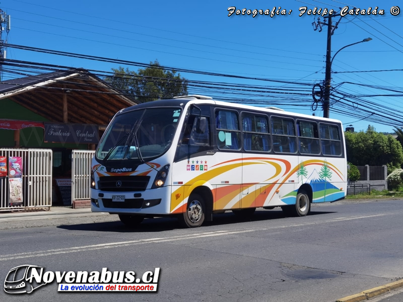 Bepobus Náscere / Mercedes-Benz LO-916 / Subsidiado Pucón - Loncolillo