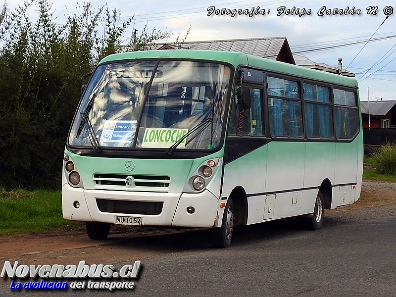 Caio Induscar Foz / Mercedes-Benz LO-812 / Loncoche Malhuehue