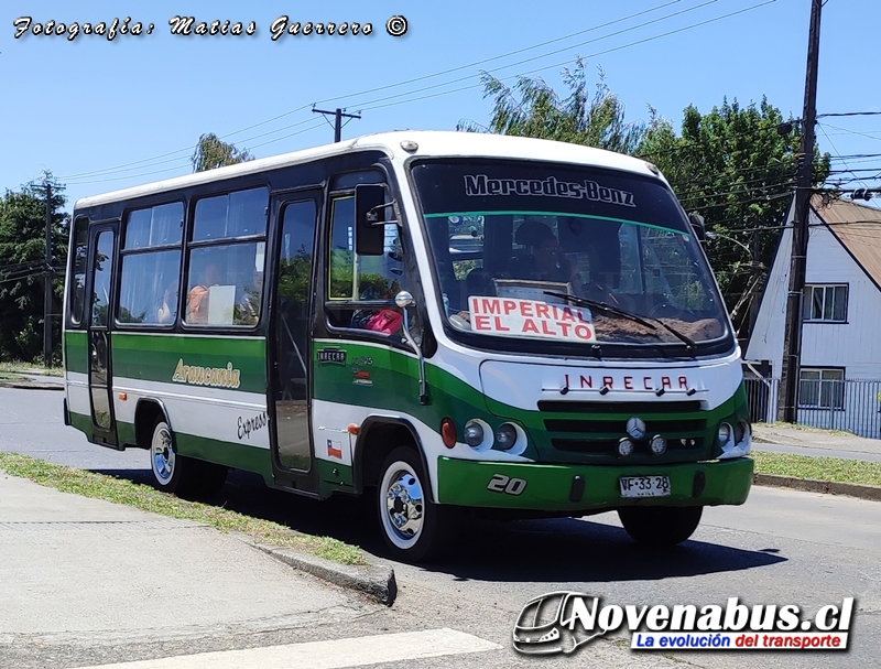 Carrocerías Inrecar Capricornio / Mercedes-Benz LO-914 / Araucanía Express