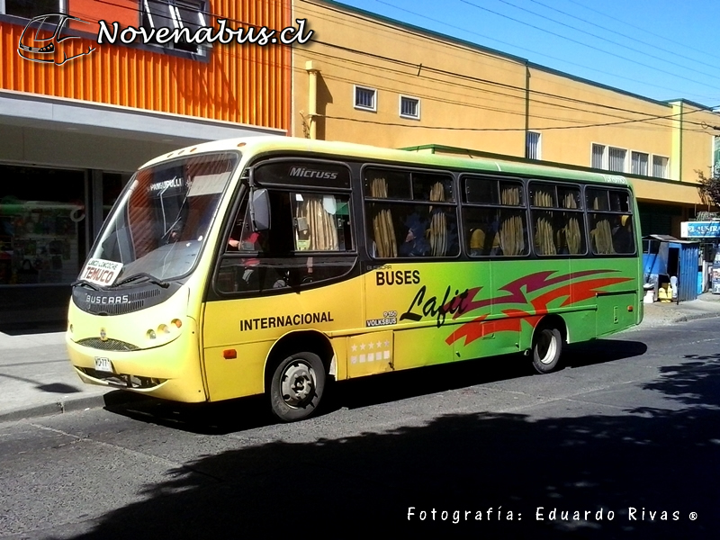 Busscar Micruss / VolksBus 9-150 / Buses Lafit / Gorbea Temuco