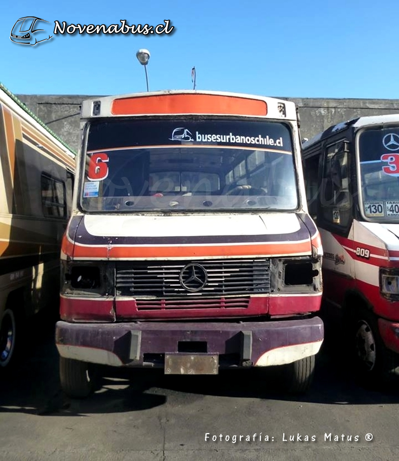 Cuatro Ases PH50 / Mercedes Benz LO809/ Línea 6 Temuco