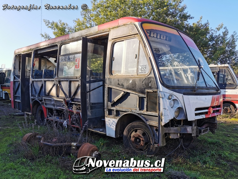 Caio Induscar Foz / Mercedes-Benz LO-812 / Línea 3 Temuco