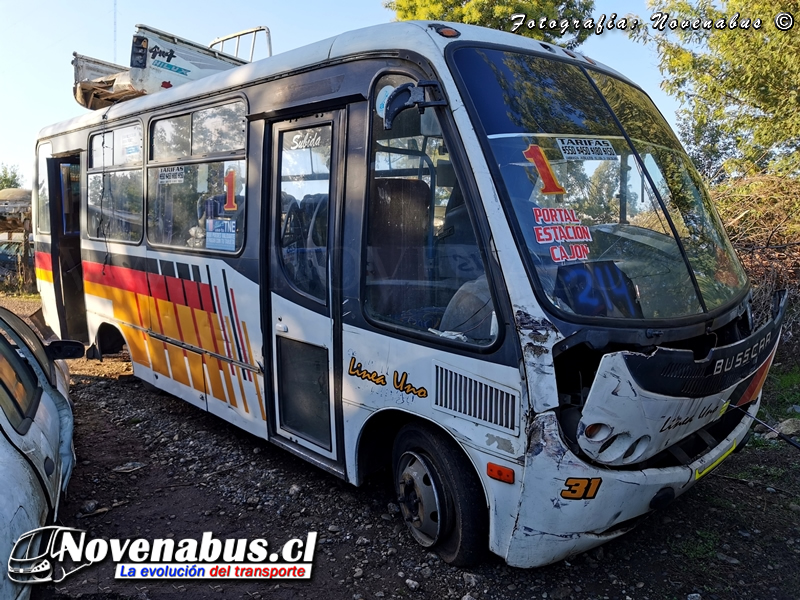 Busscar Micruss / Mercedes-Benz LO-712 / Línea 1 Temuco