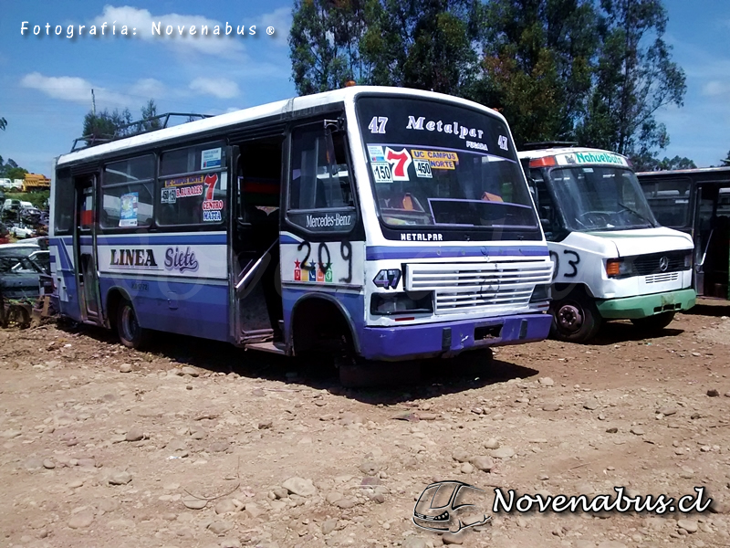 Metalpar Pucará - Inrecar / Mercedes-Benz OF812 - LO812 / Línea 7 Tco - Buses Nahuelbuta