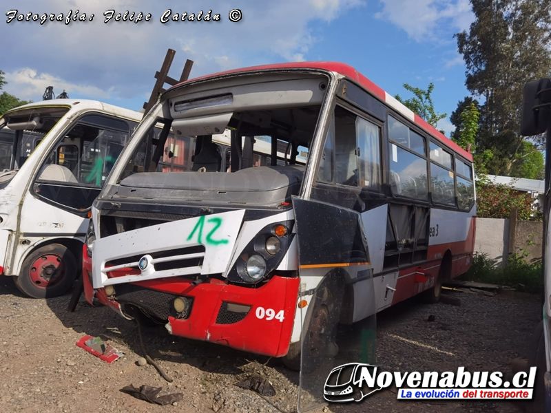 Caio lnduscar Foz / Mercedes-Benz LO-812 / Línea 3 Temuco