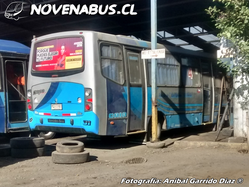 Caio Foz / Mercedes-Benz LO-812 / Línea 4 Temuco