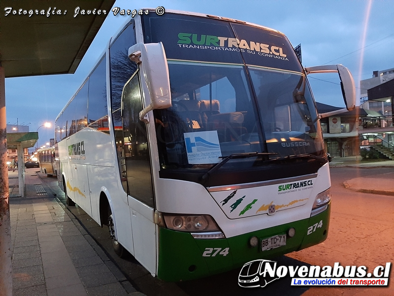 Busscar Elegance 360 / Mercedes-Benz O-500R / Surtrans